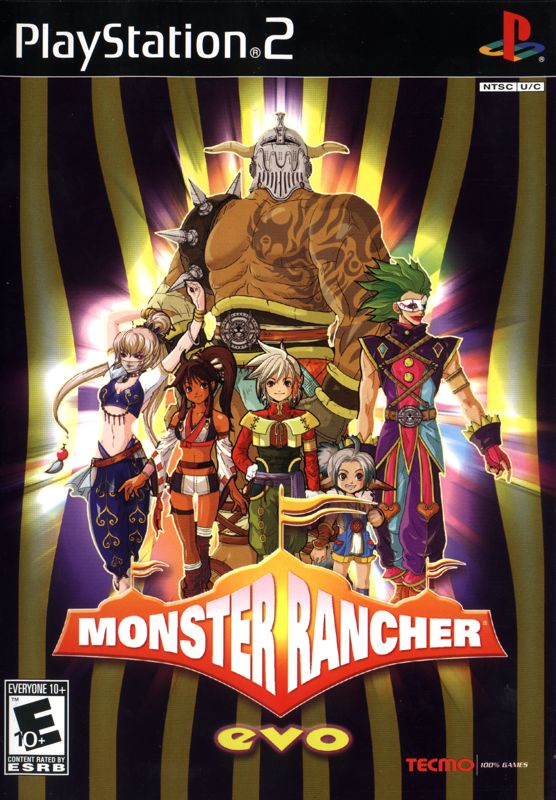 Monster Rancher EVO box art for Playstation 2